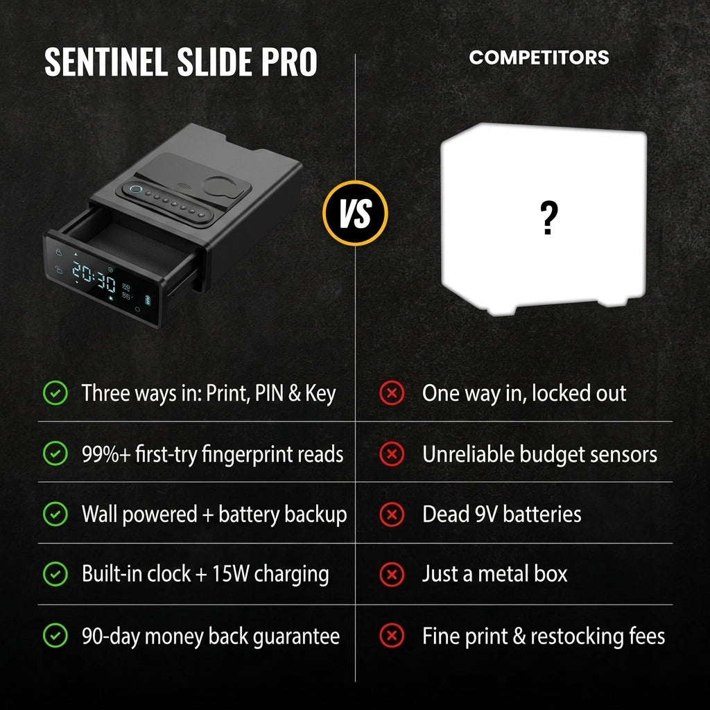 Sentinel Slide Pro - Alarm Clock Edition