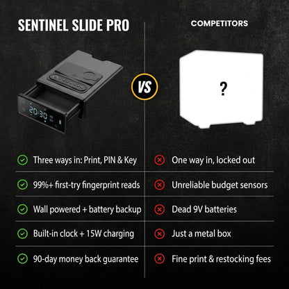 Sentinel Slide Pro - Alarm Clock Edition